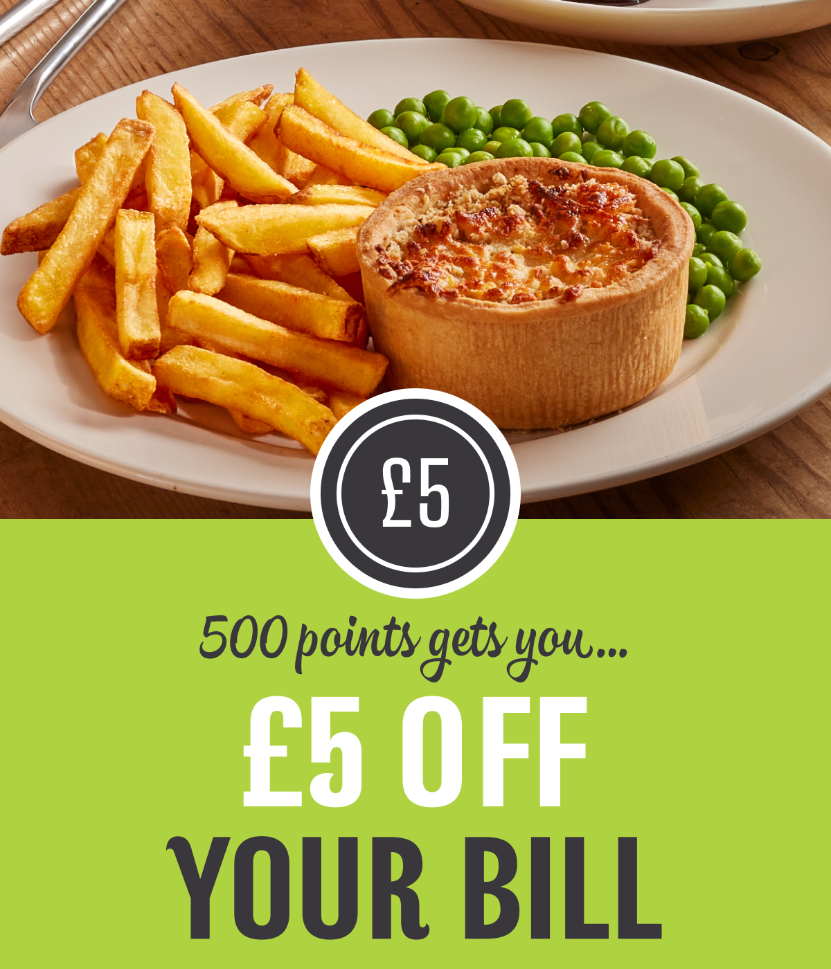 500 points gets you... 2 free main meals